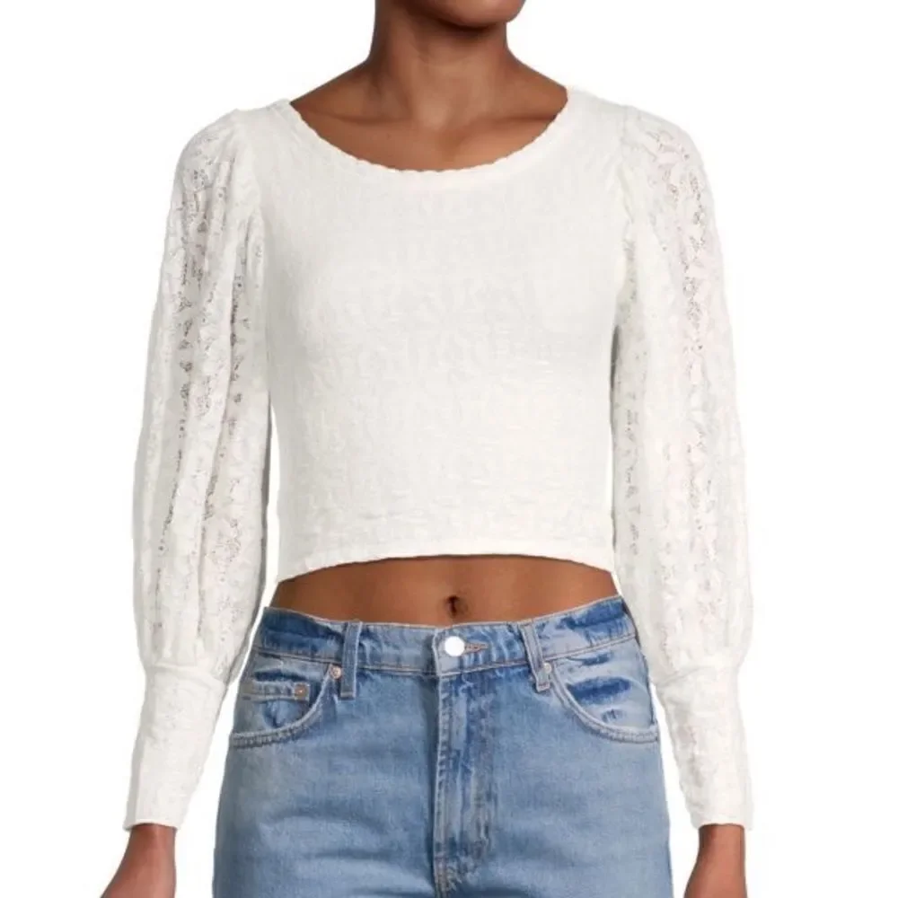 NWT Free People cropped long sleeves top M